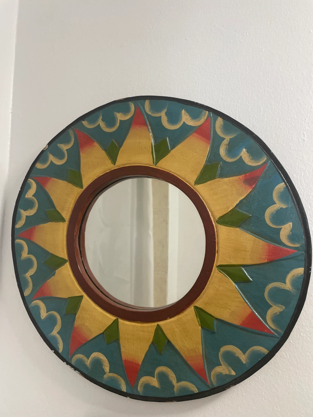 Decorative Sunburst Round Mirror - photo 4