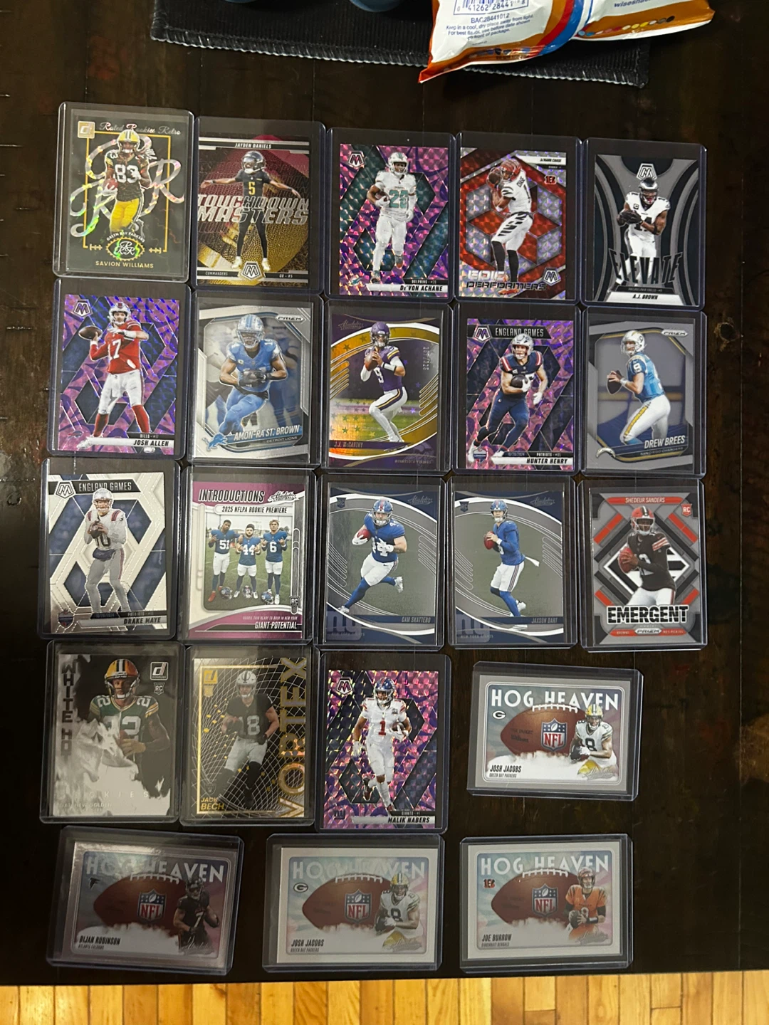 Collection of NFL Trading Cards