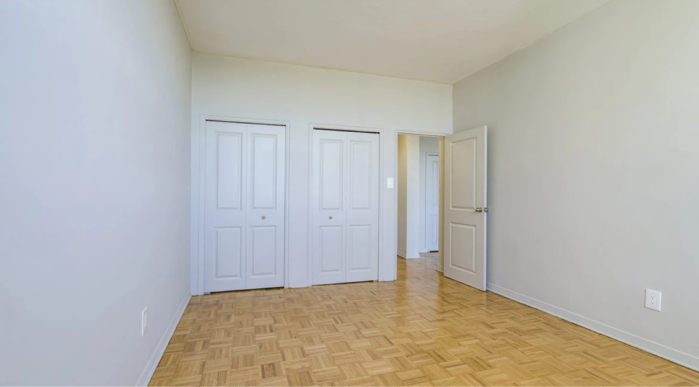 Empty apartment unit