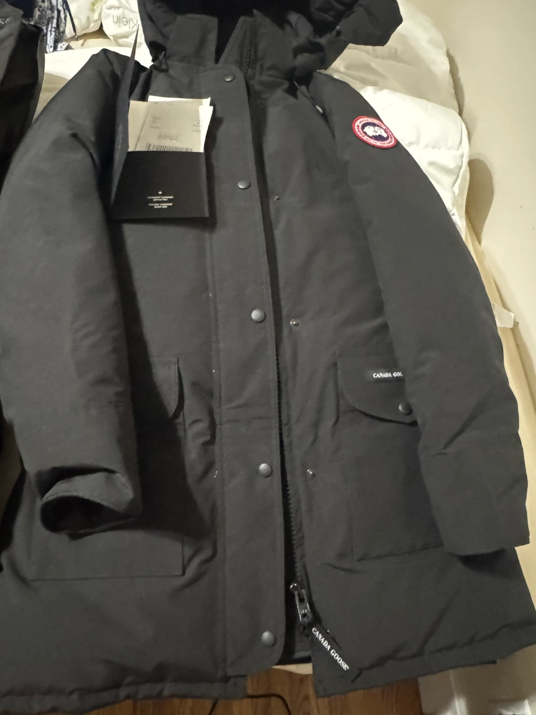 Canada Goose Black Down Parka Jacket