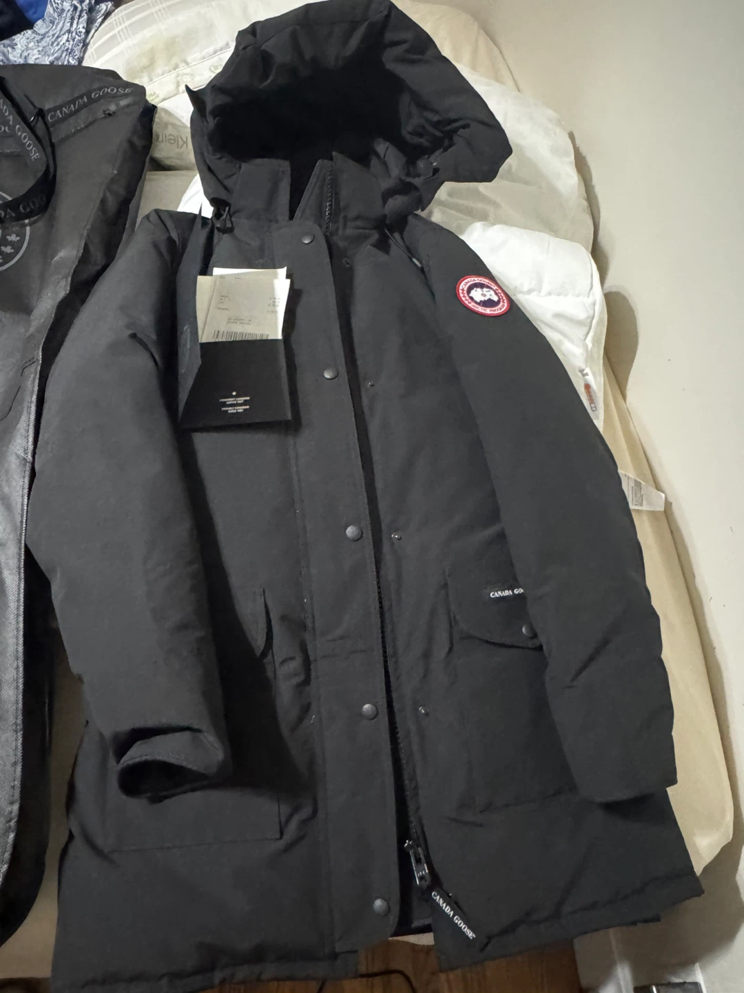 Canada Goose Black Down Parka Jacket - photo 2