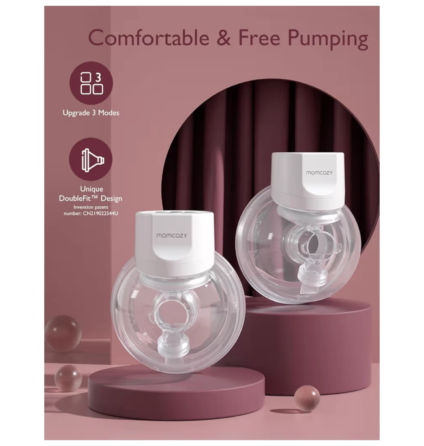 Momcozy Wearable Breast Pump - photo 2