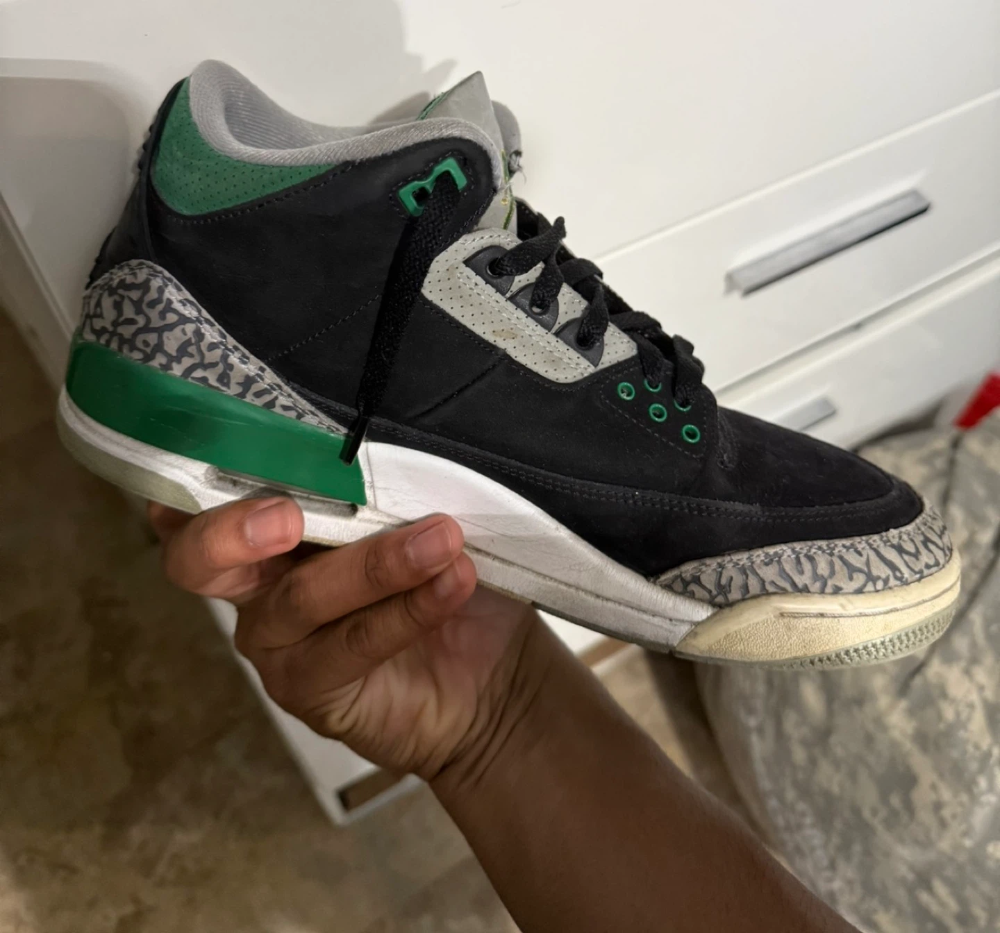 Air Jordan 3 Retro pine green - photo 3