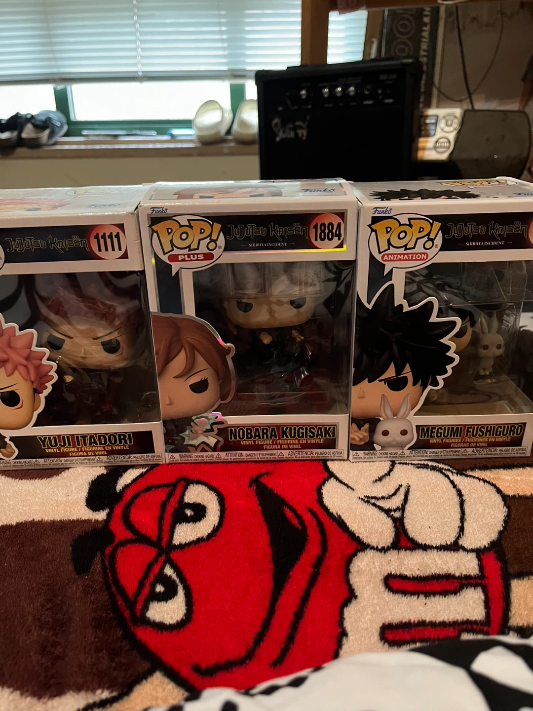 Funko Pop! Jujutsu Kaisen Vinyl Figures (Yuji, Nobara, Megumi)