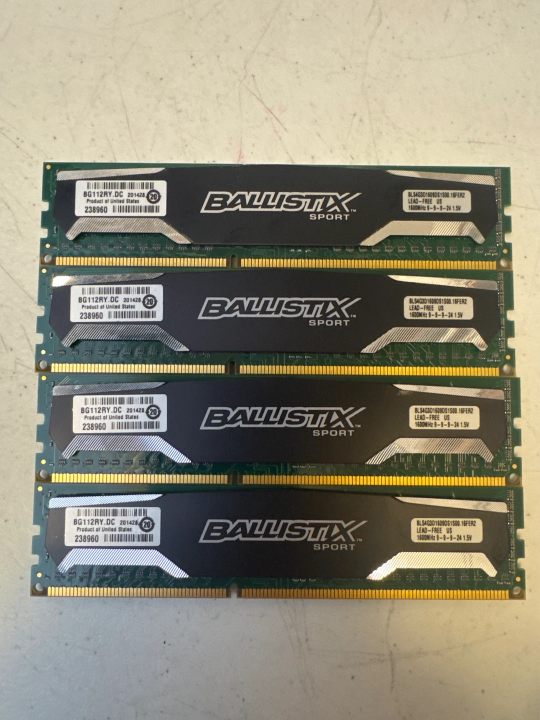 Ballistix Sport DDR3 RAM Modules