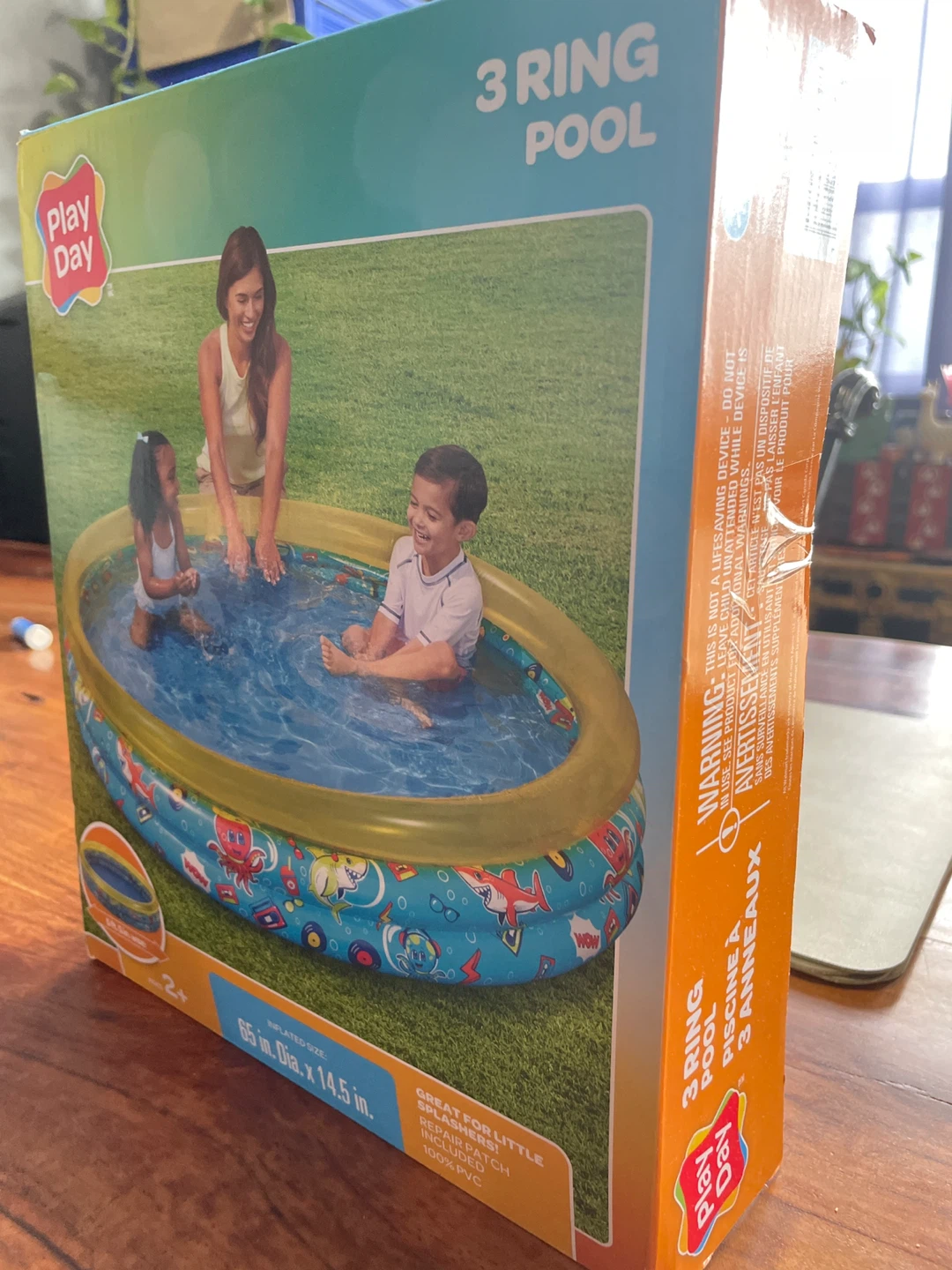 Play Day 3 Ring Pool 65 in. Dia. x 14.5 in. - photo 2