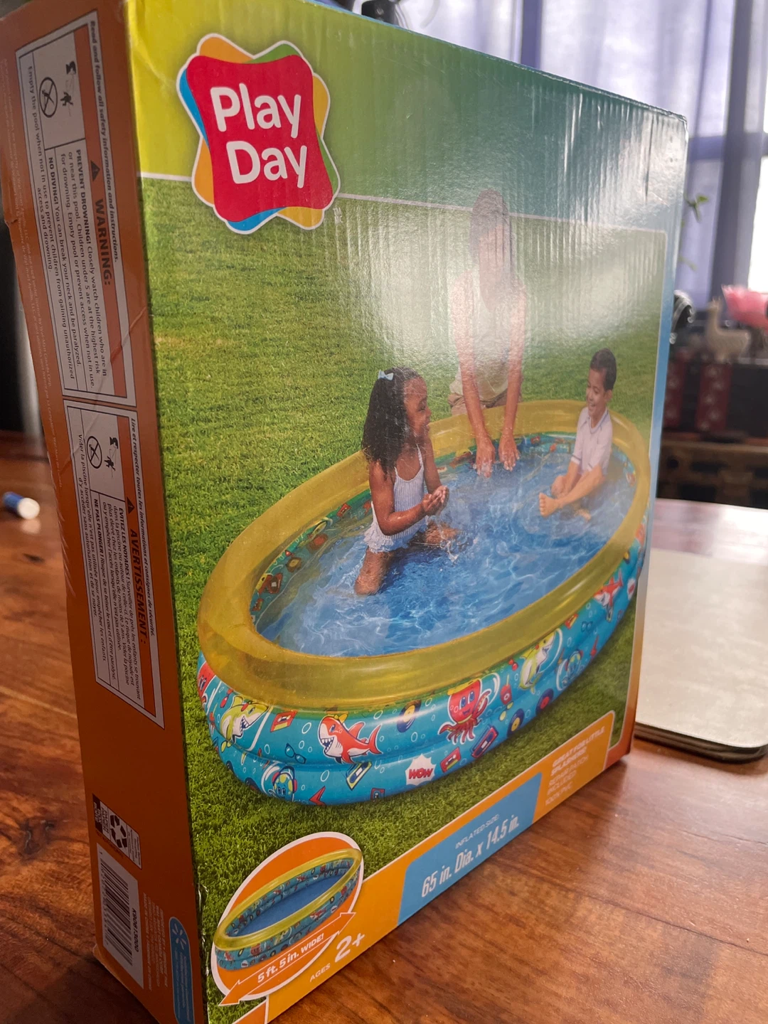 Play Day 3 Ring Pool 65 in. Dia. x 14.5 in. - photo 3