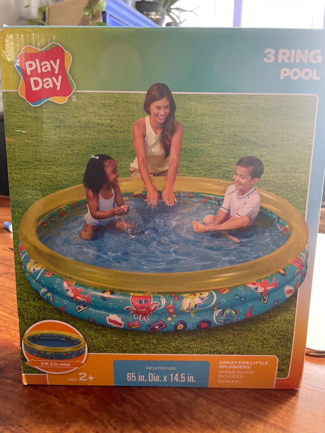 Play Day 3 Ring Pool 65 in. Dia. x 14.5 in.
