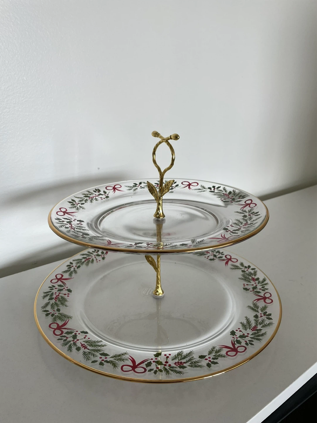Two-Tier Serving Tray
