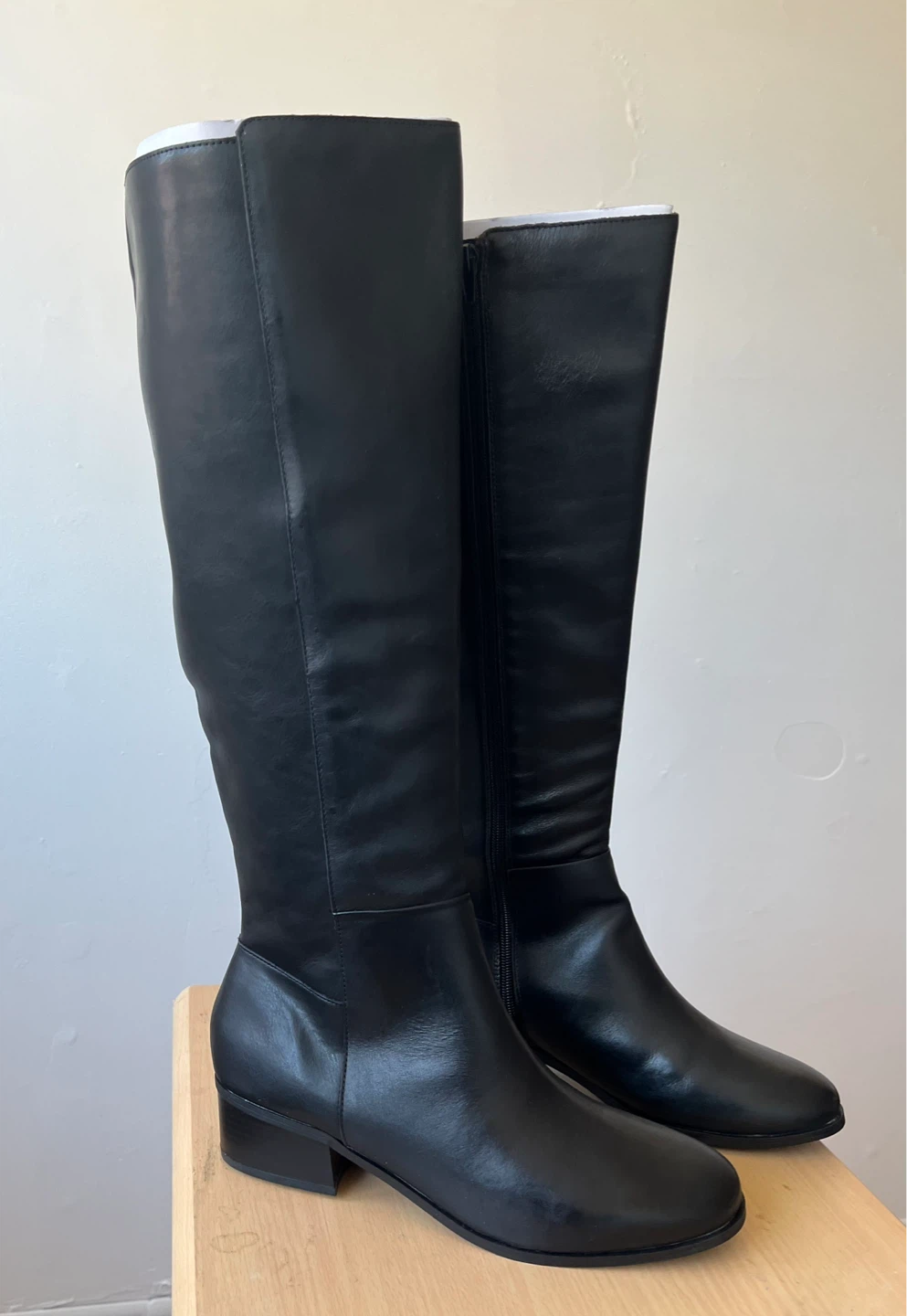 Rockport Women’s Evalyn Black Knee-High Boots