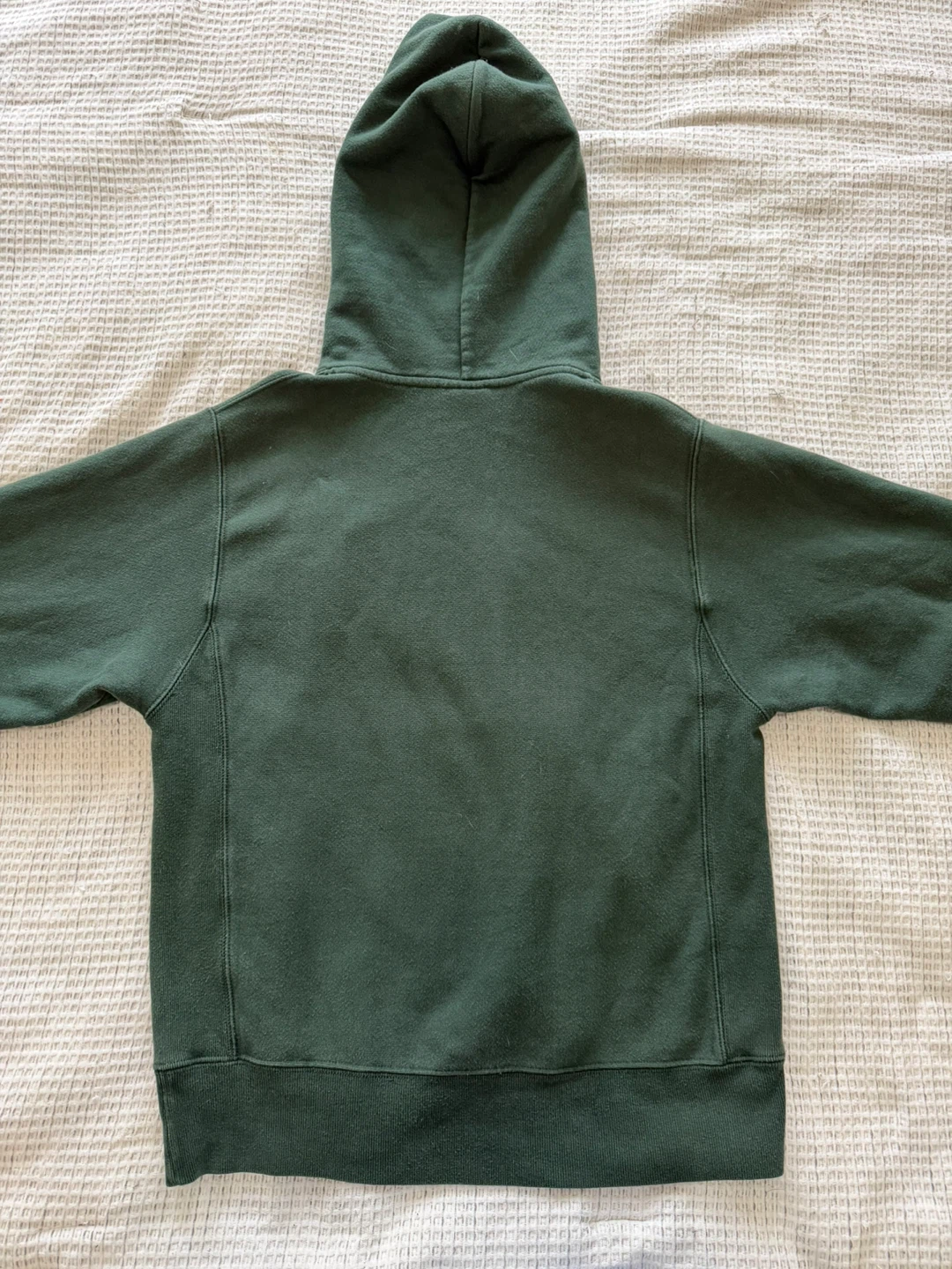 Champion MoMA Reverse Weave Hoodie - Green - Small - photo 4