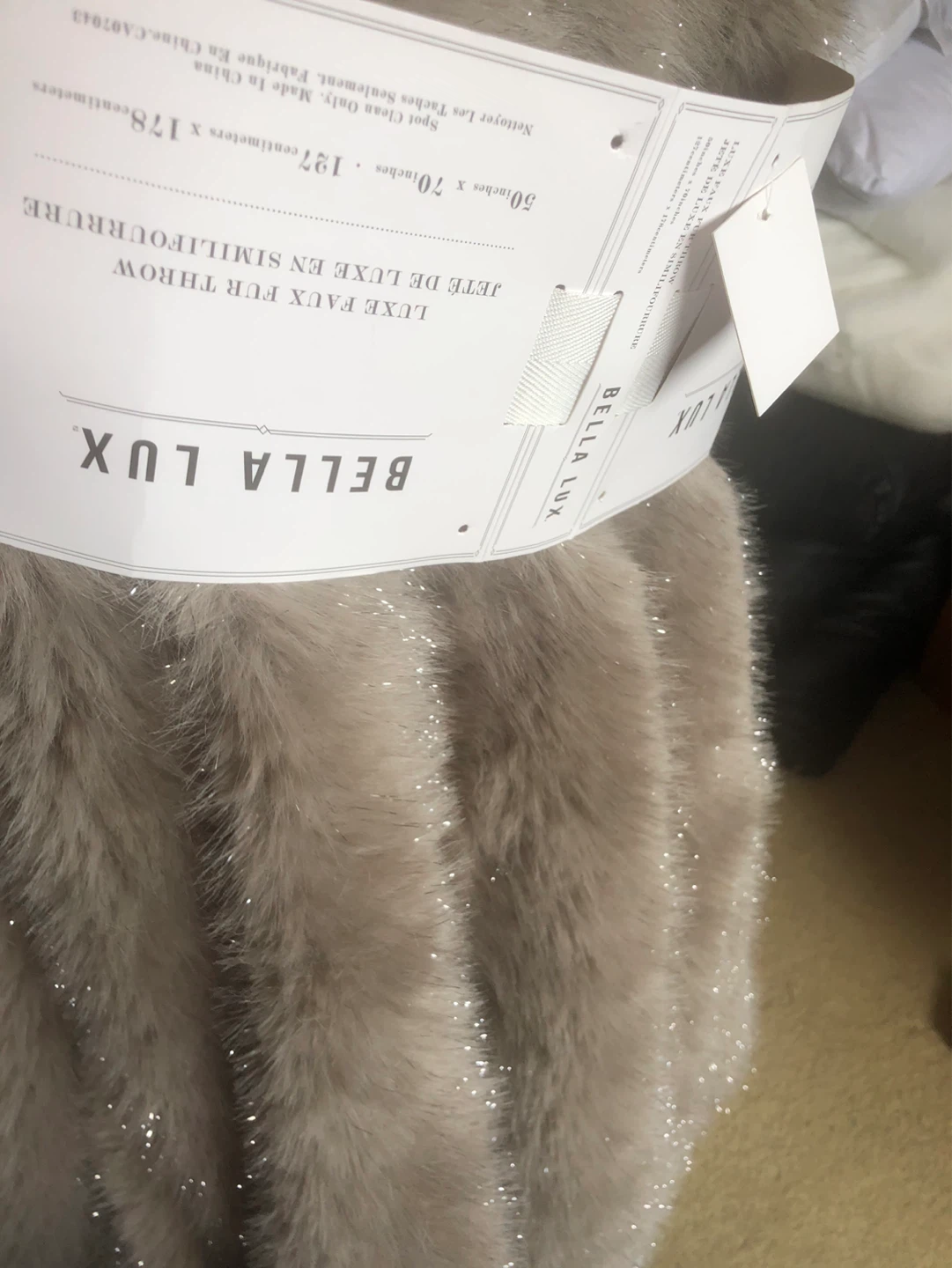 Luxe Faux Fur Throw - 50" x 70" - photo 4