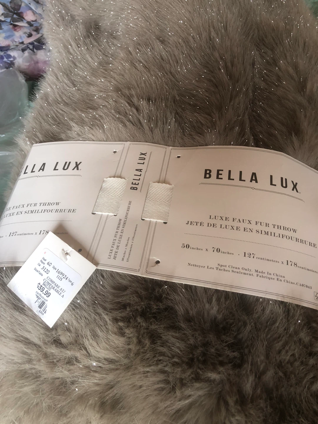 Luxe Faux Fur Throw - 50" x 70" - photo 3