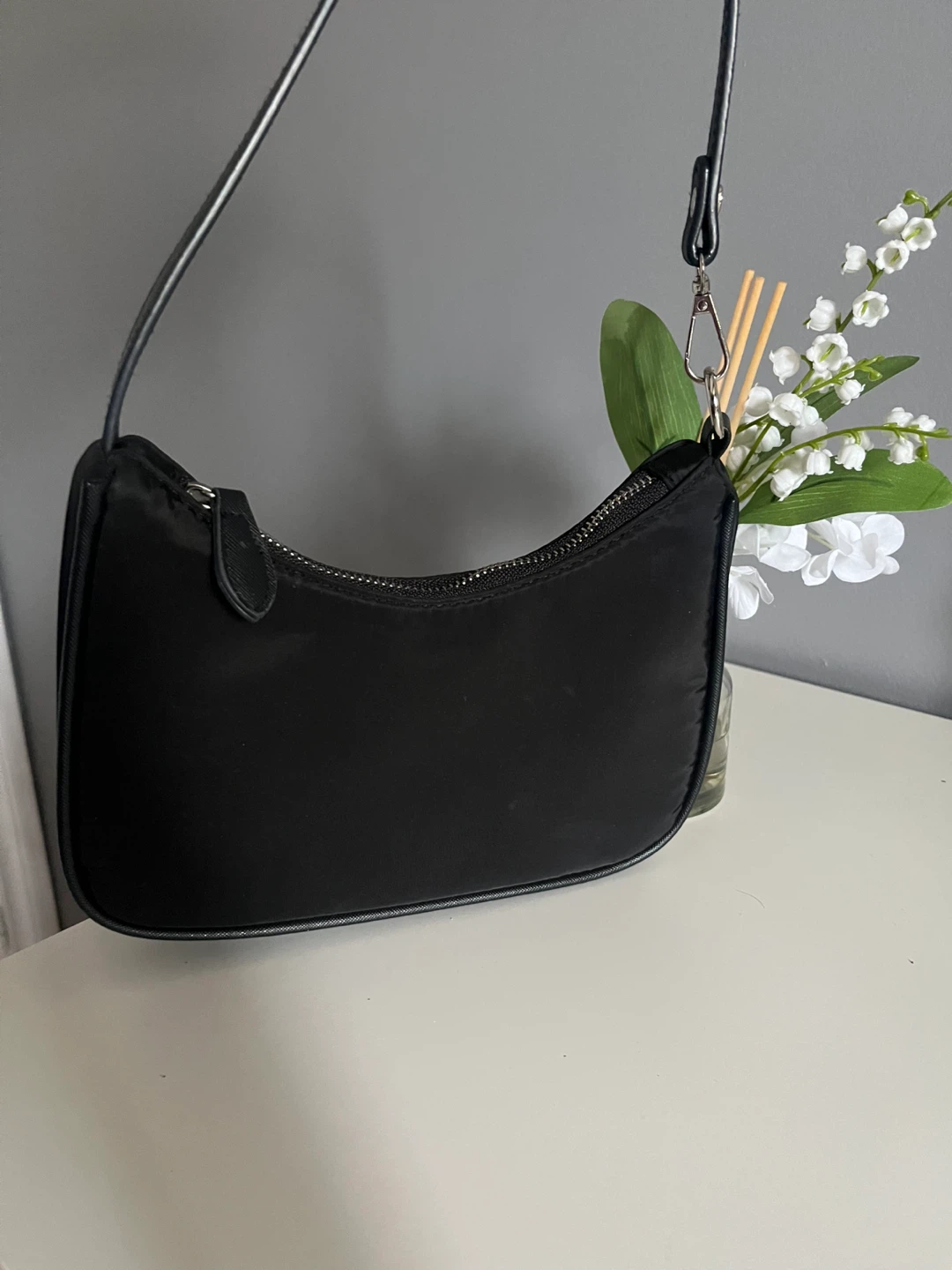 Mini Black Lightweight Purse