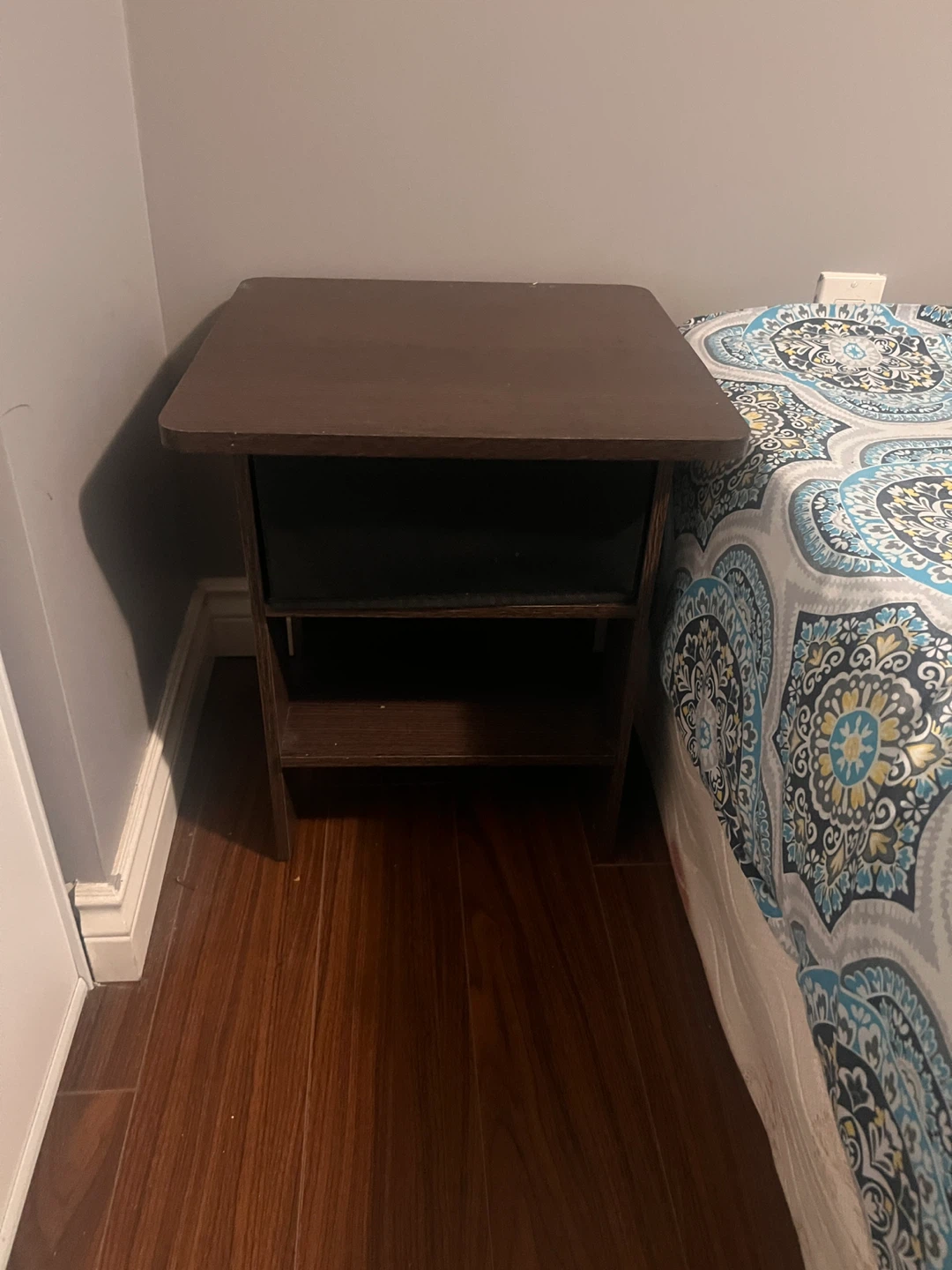Small End Table with shelf