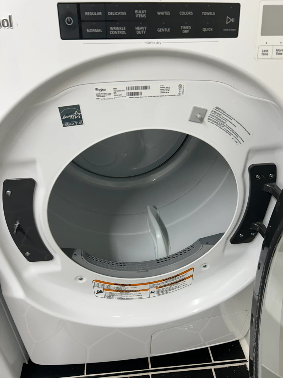 Moving Sale! Whirlpool Front Load Washer and Dryer Set - photo 3