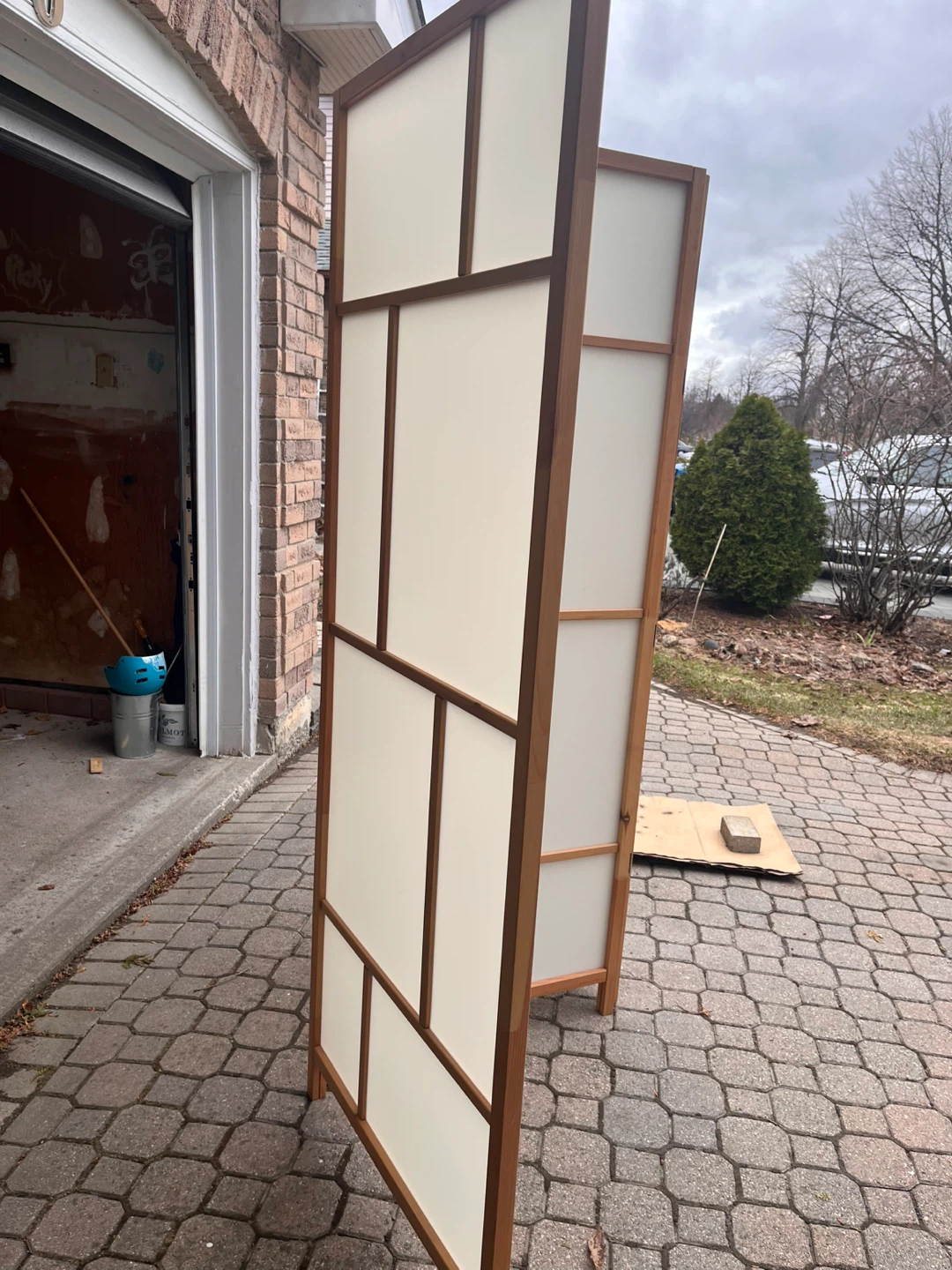 3-Panel Folding Screen Divider