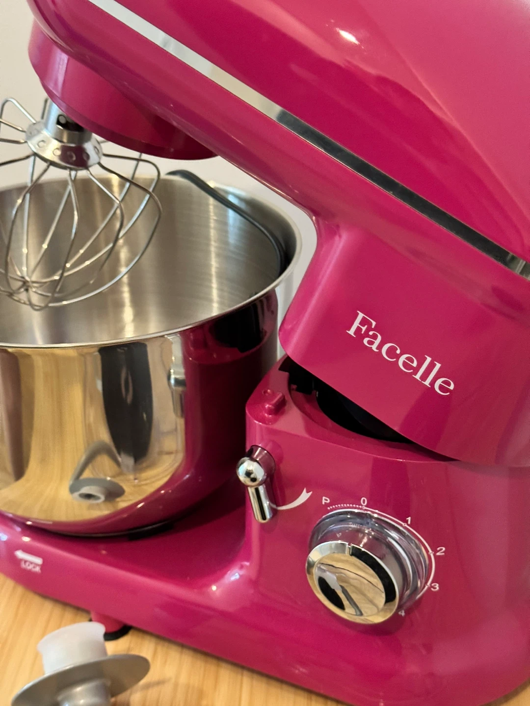 Facelle Stand Mixer 660W - 6.5QT - Pink - Like New - photo 2