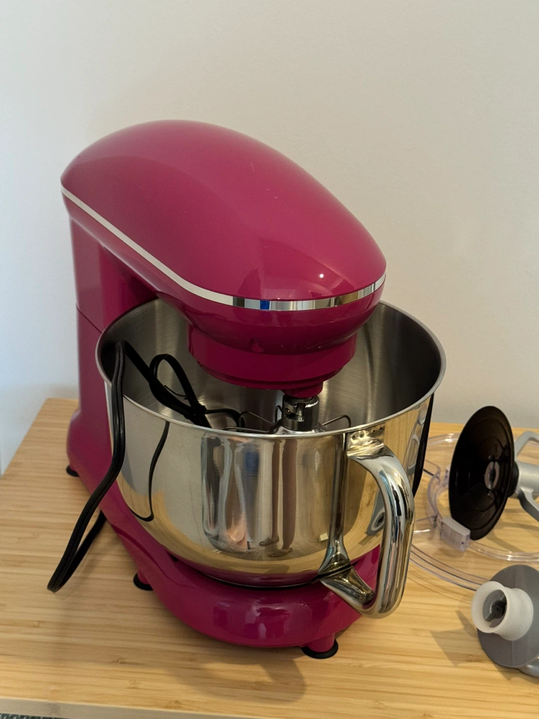 Facelle Stand Mixer 660W - 6.5QT - Pink - Like New - photo 4
