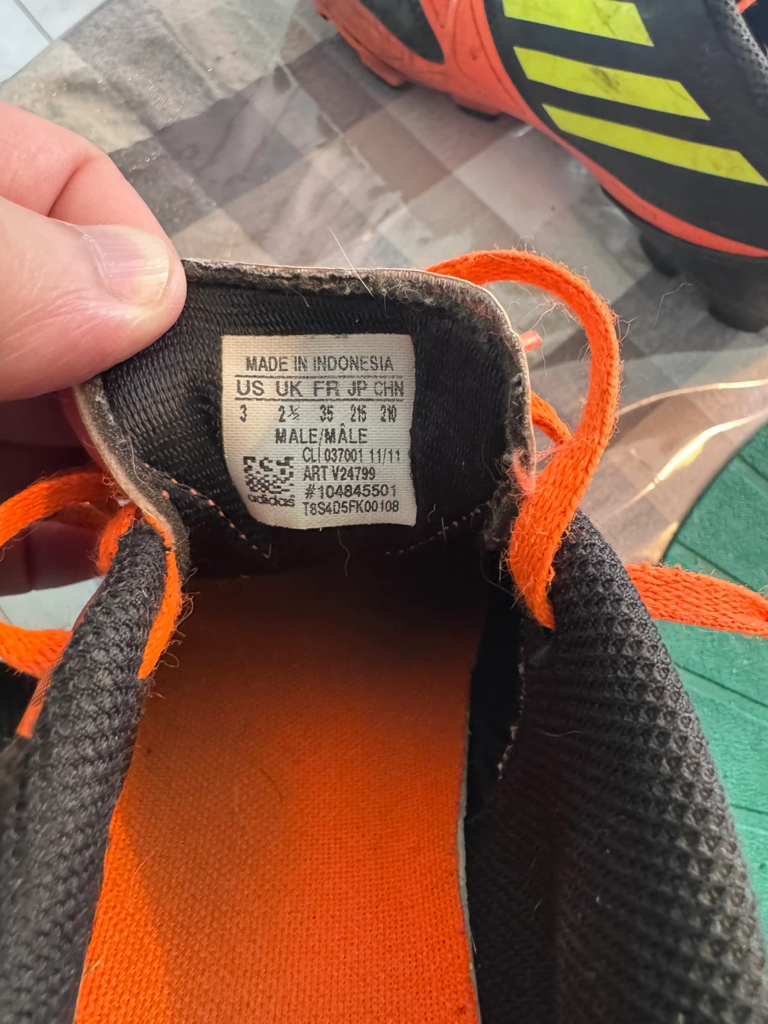 Adidas Soccer Cleats - Youth Size 3 - photo 2