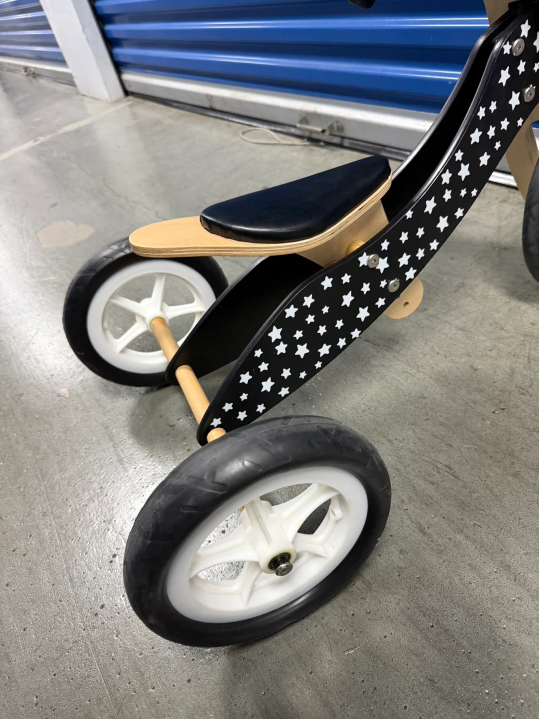 Coco Village Wooden Balance Bike with Stars - photo 3