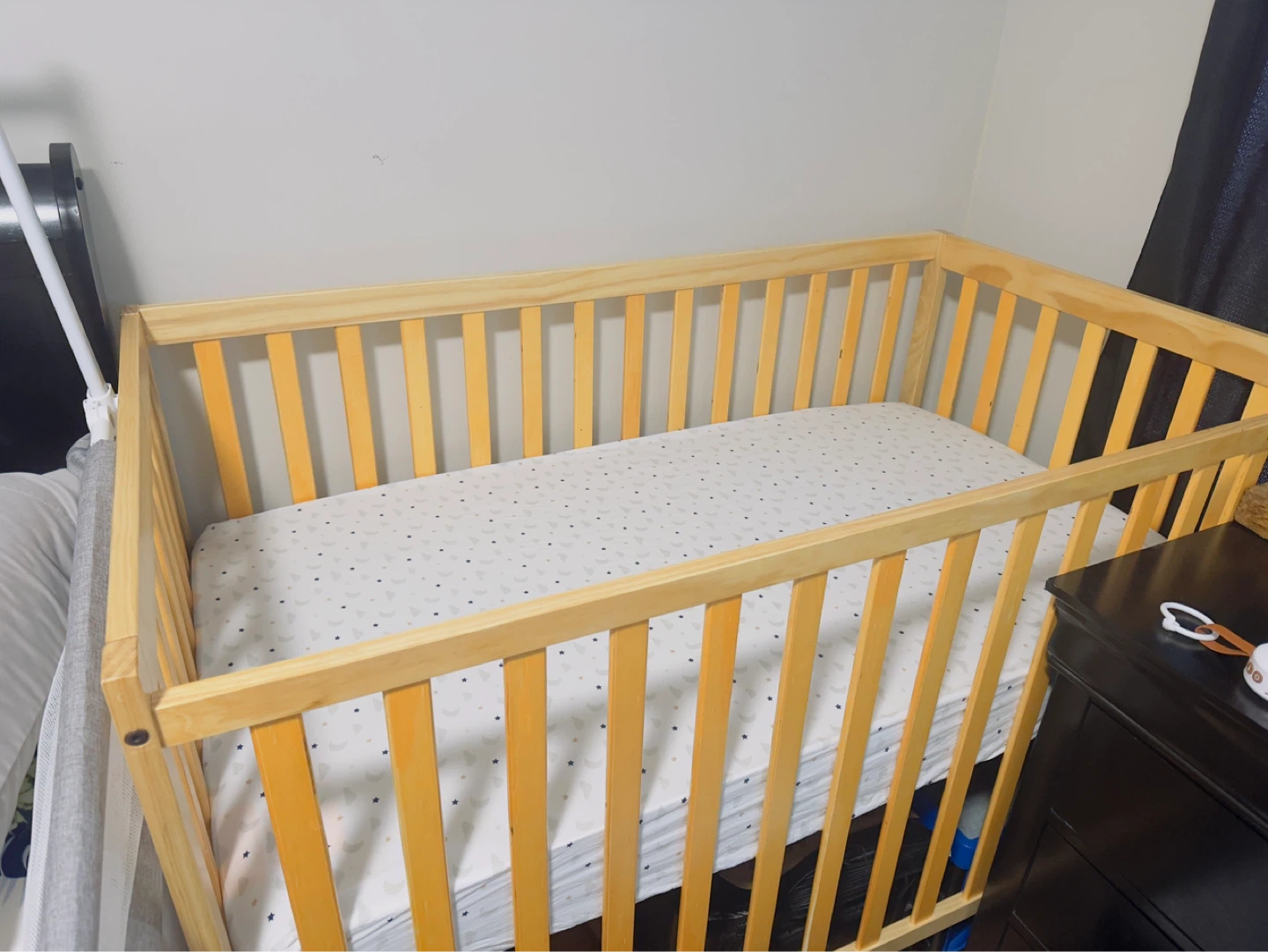 Dream on Me 5 in 1 Convertible Crib with Mattress