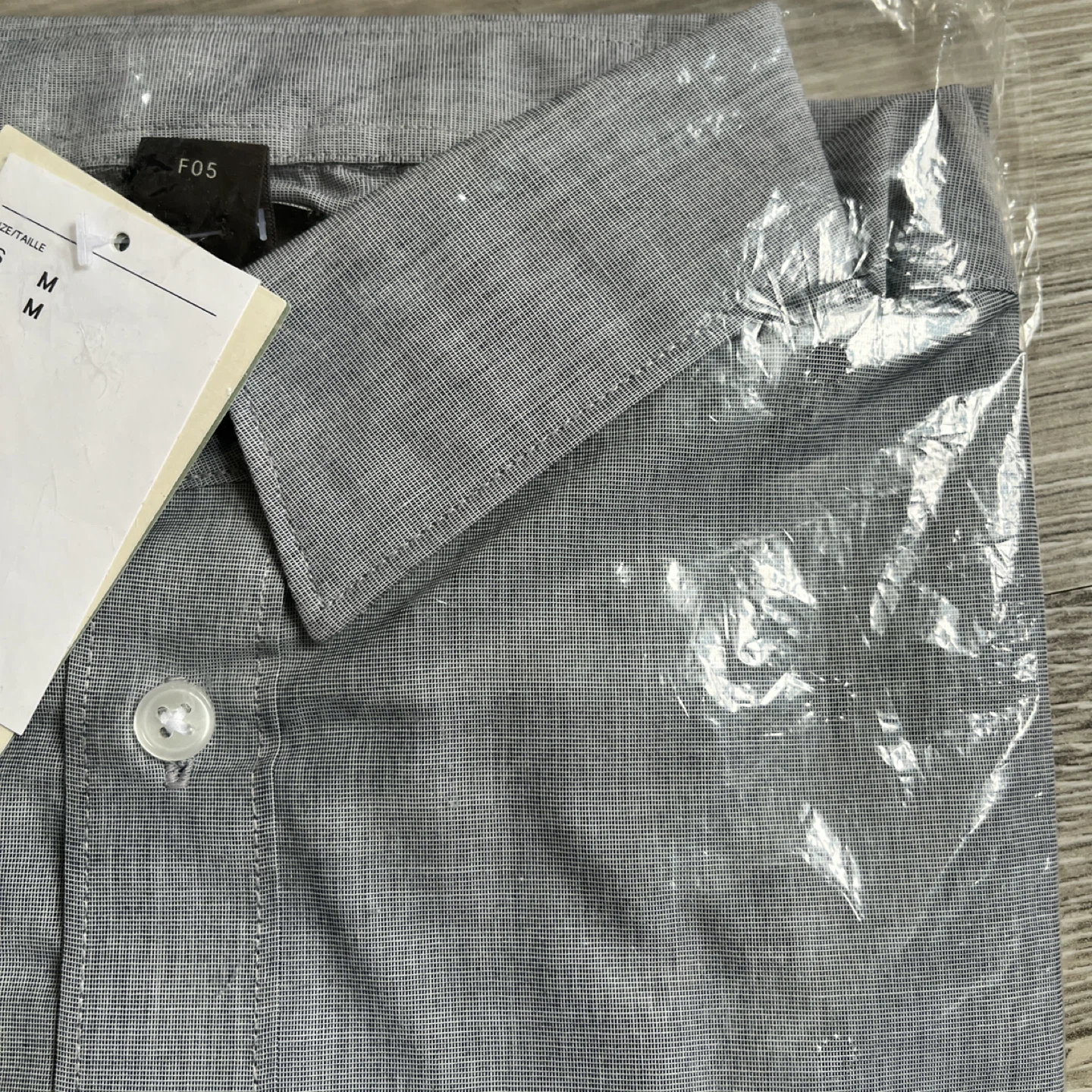 H&M Men's Grey Dress Shirt - Size M - photo 3