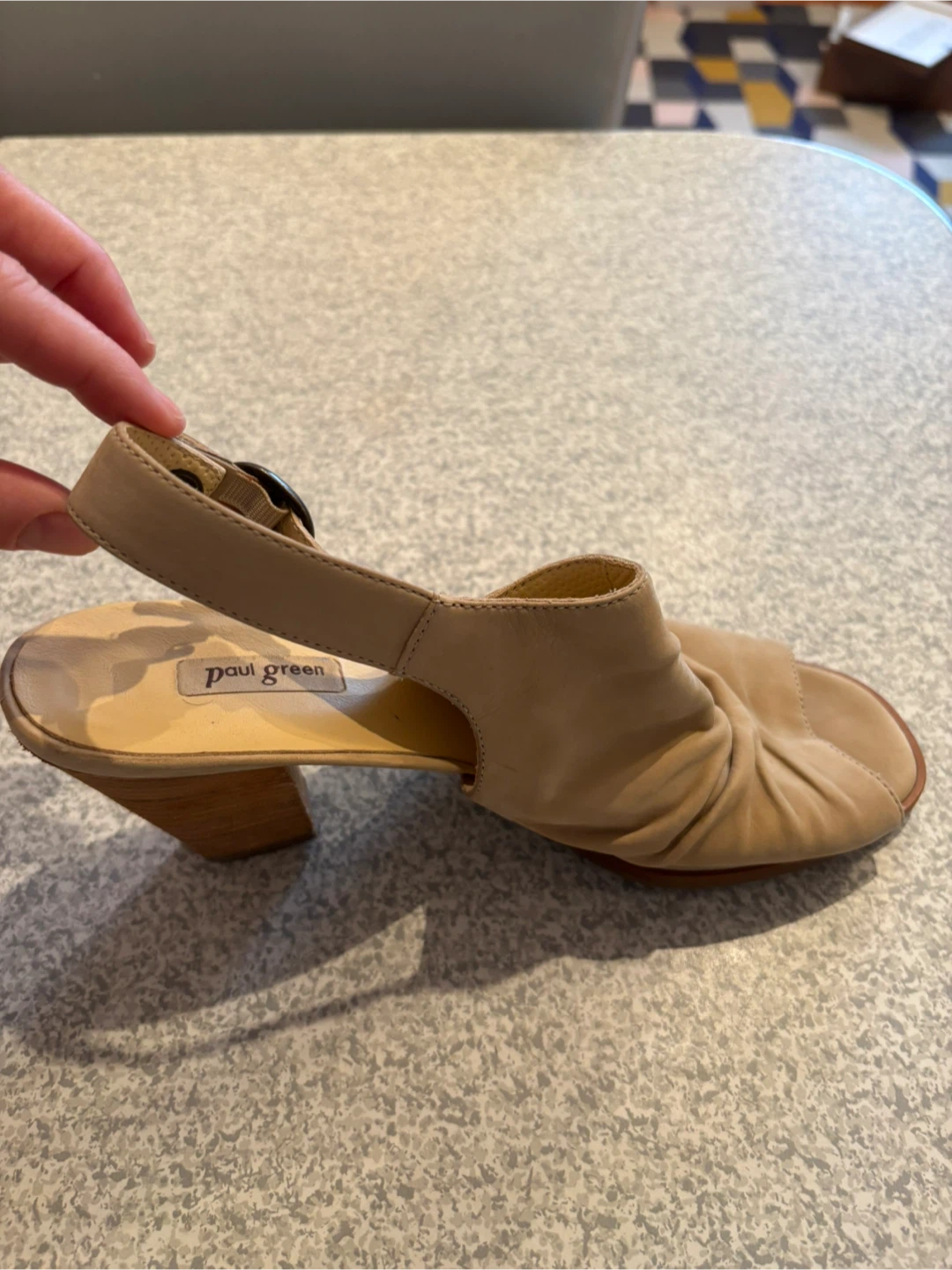Paul Green Women's Beige Suede Sandals 6.5 UK / 40 EU - photo 3