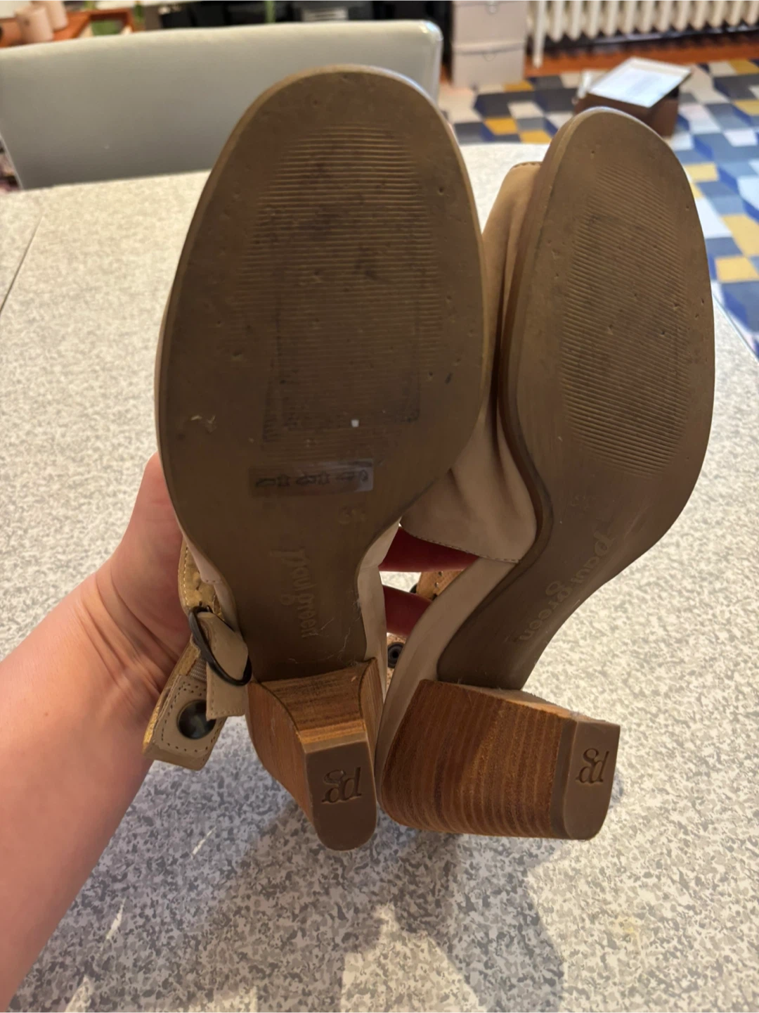 Paul Green Women's Beige Suede Sandals 6.5 UK / 40 EU - photo 4