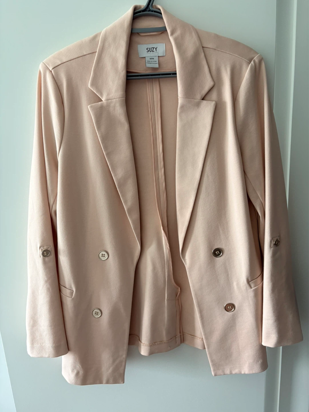 Suzy Shier Peach Blazer - Size M