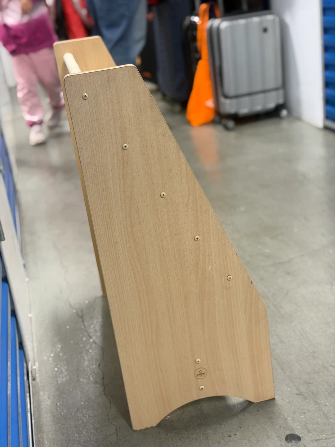 Wooden Kids Bookshelf with Fabric Shelves - photo 5