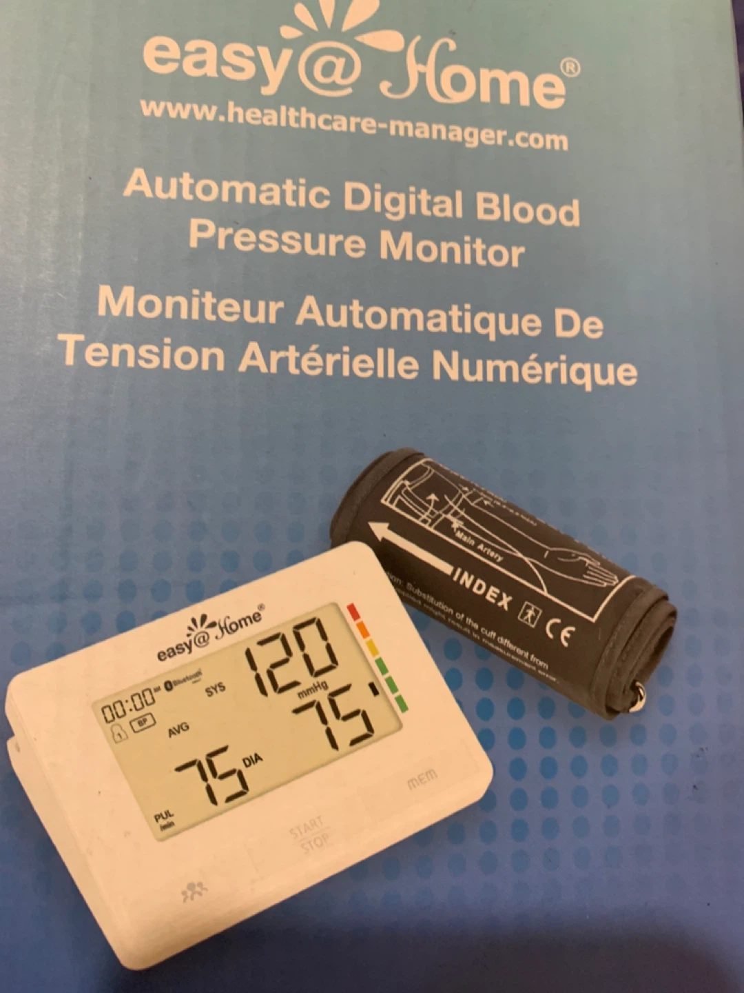 easy@Home Automatic Digital Blood Pressure Monitor