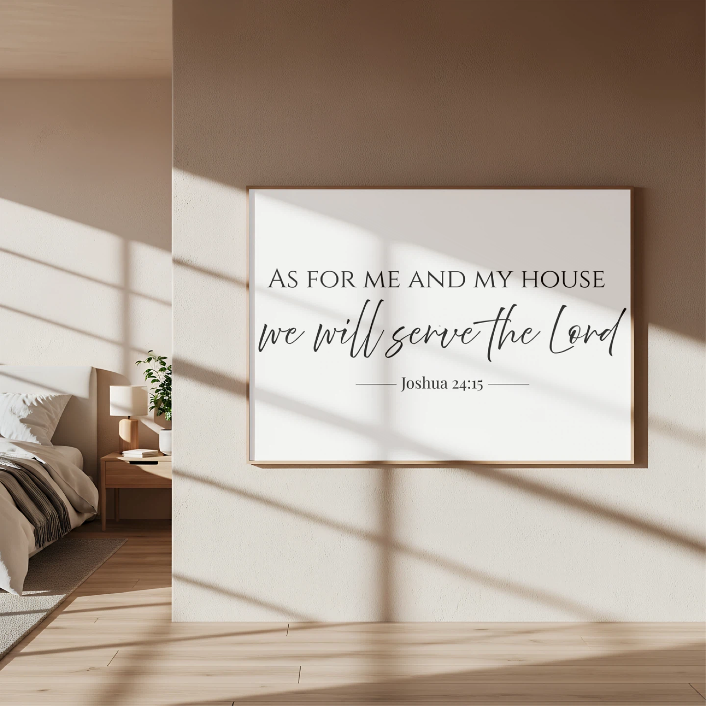 Printable Artwork - As for Me and My House Joshua 24:15 - photo 2