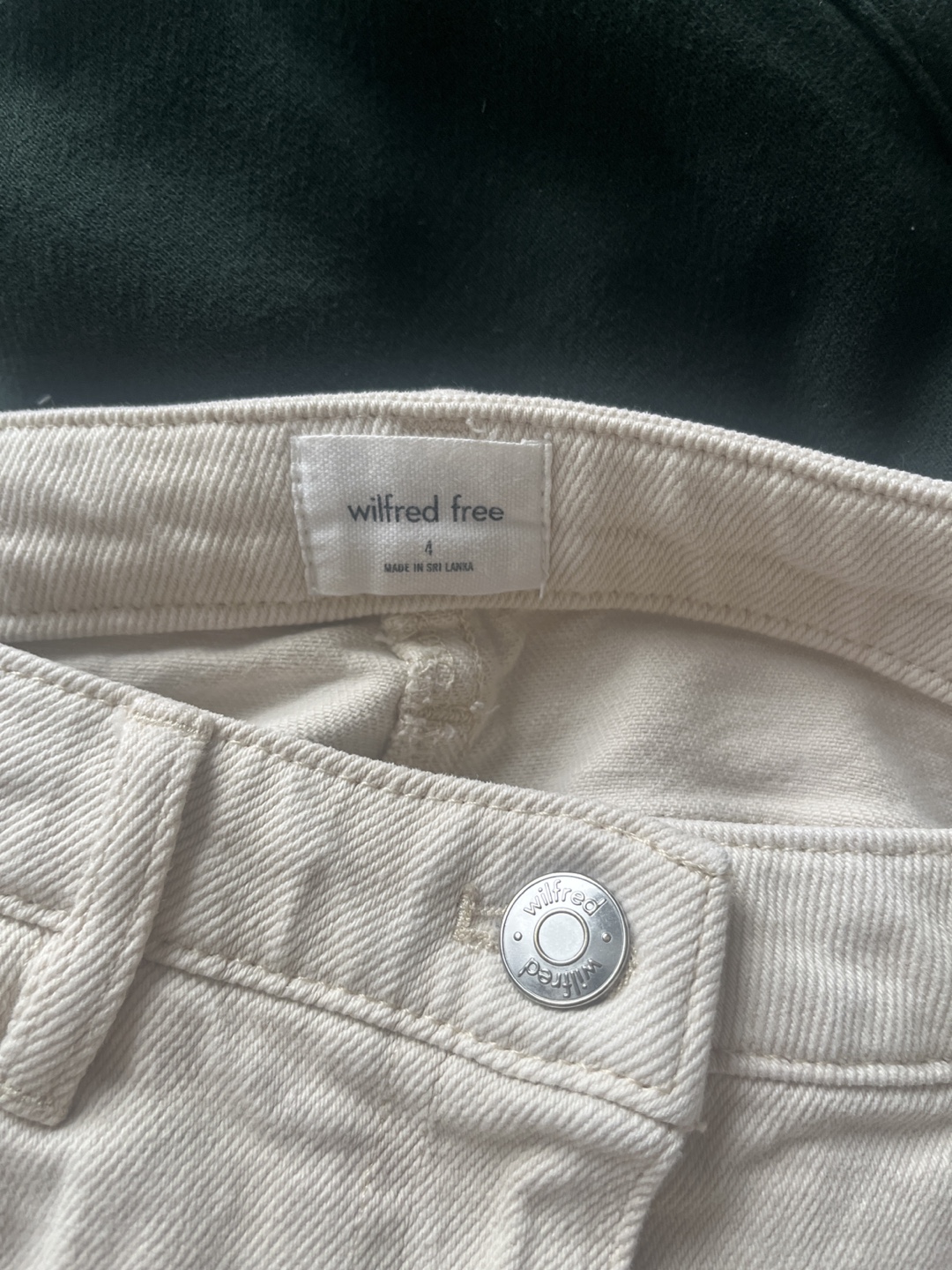 Wilfred Free Beige Carpentry Pants Size 4 - photo 2