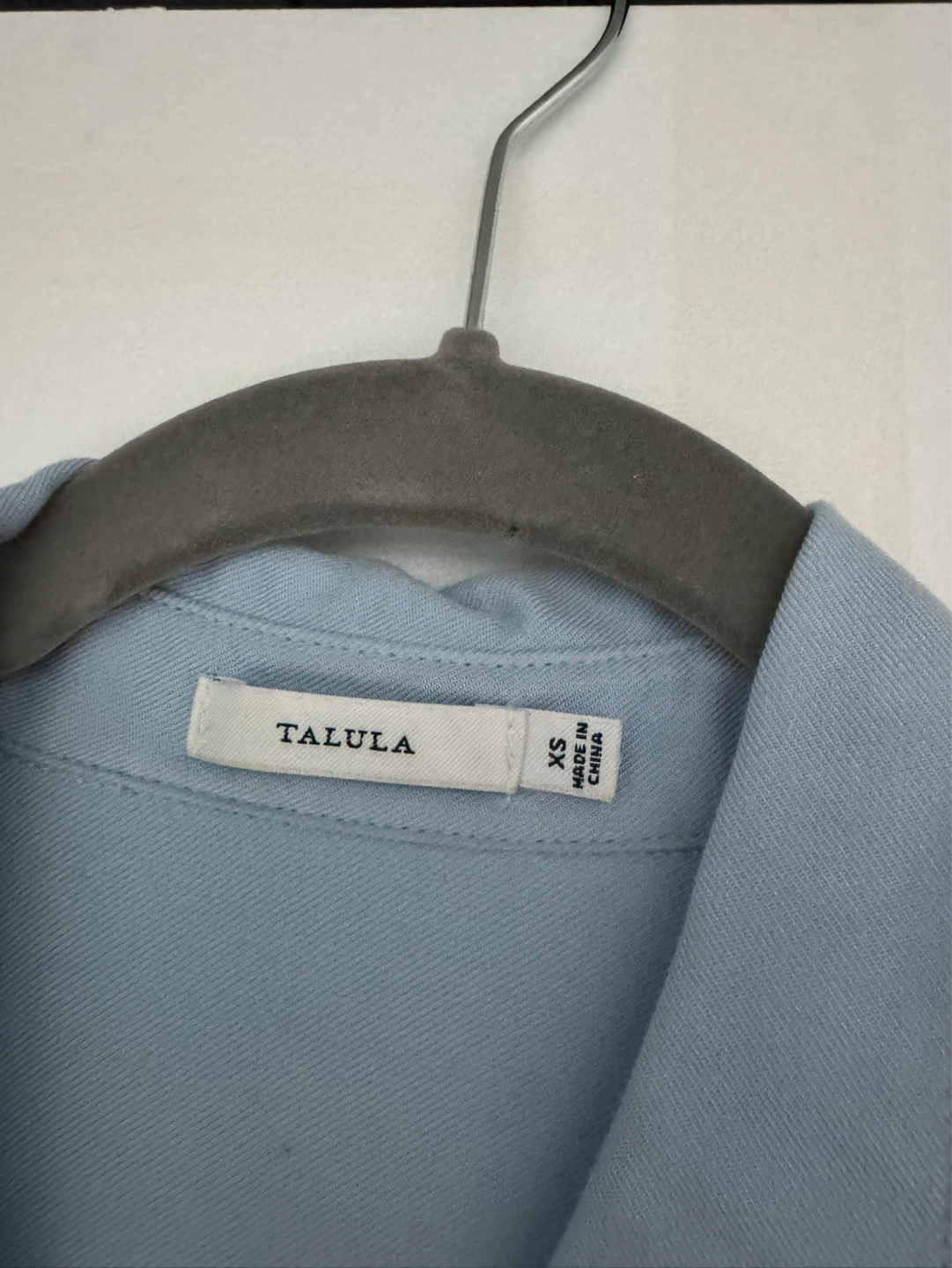 Talula Light Blue Long Sleeve Button-Up Shirt - XS - photo 2