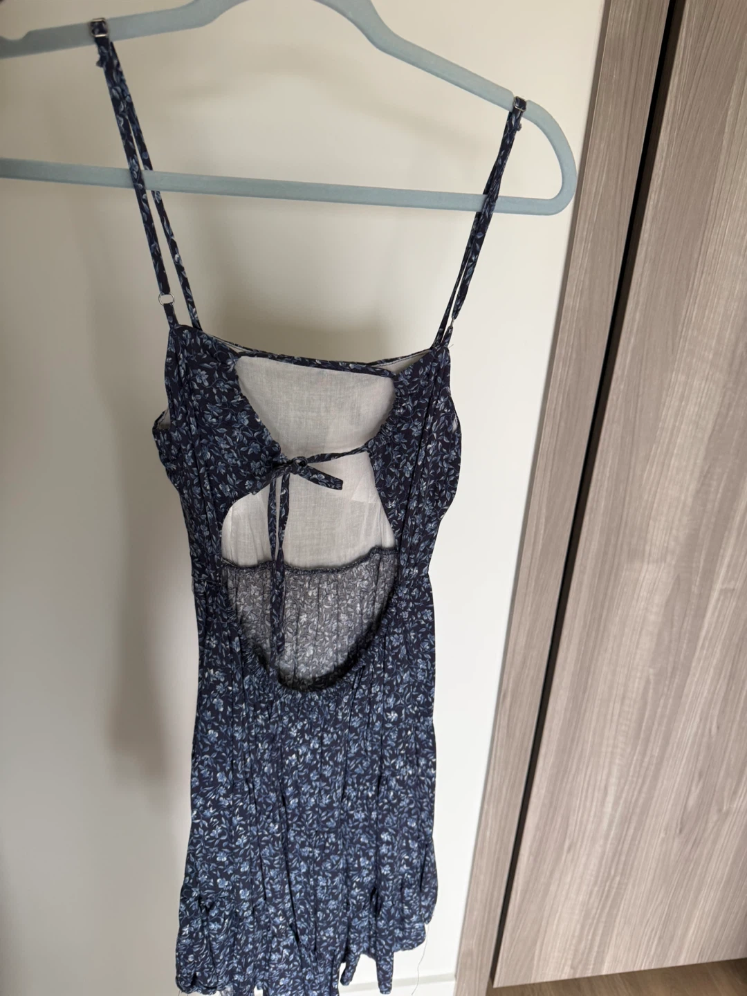 Blue Floral Mini Dress - photo 2