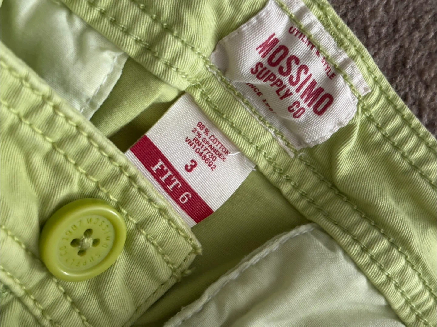 Mossimo Supply Co. Women's Green Pants Size 6 - photo 3