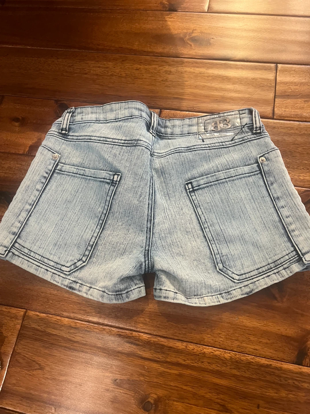 Boom Boom Blue Denim Shorts Women's Size 28 - photo 2