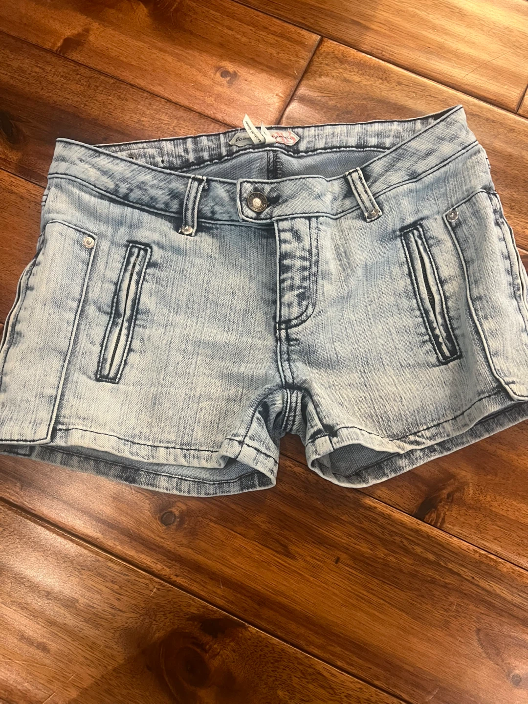 Boom Boom Blue Denim Shorts Women's Size 28