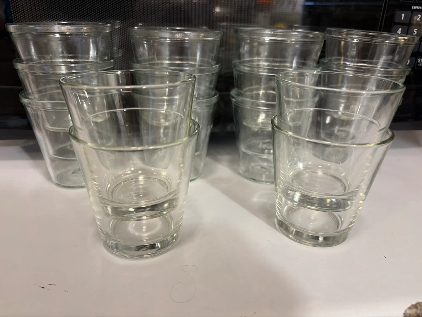 Free. 16 Glass Cups