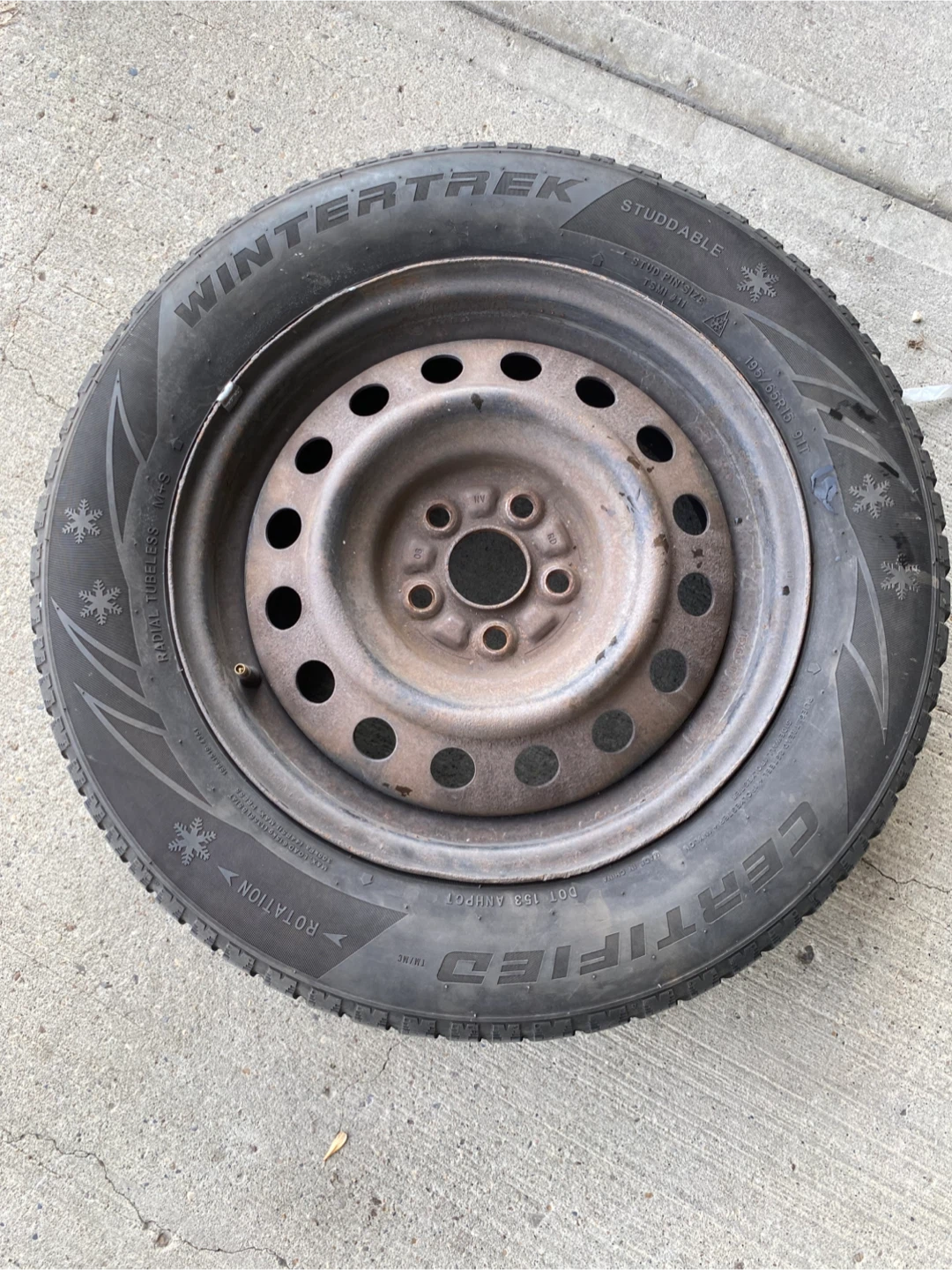 Wintertrek Studdable Winter Tire with Rim