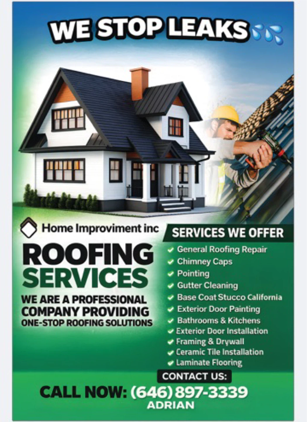 Home Improvement Services - Roofing & More