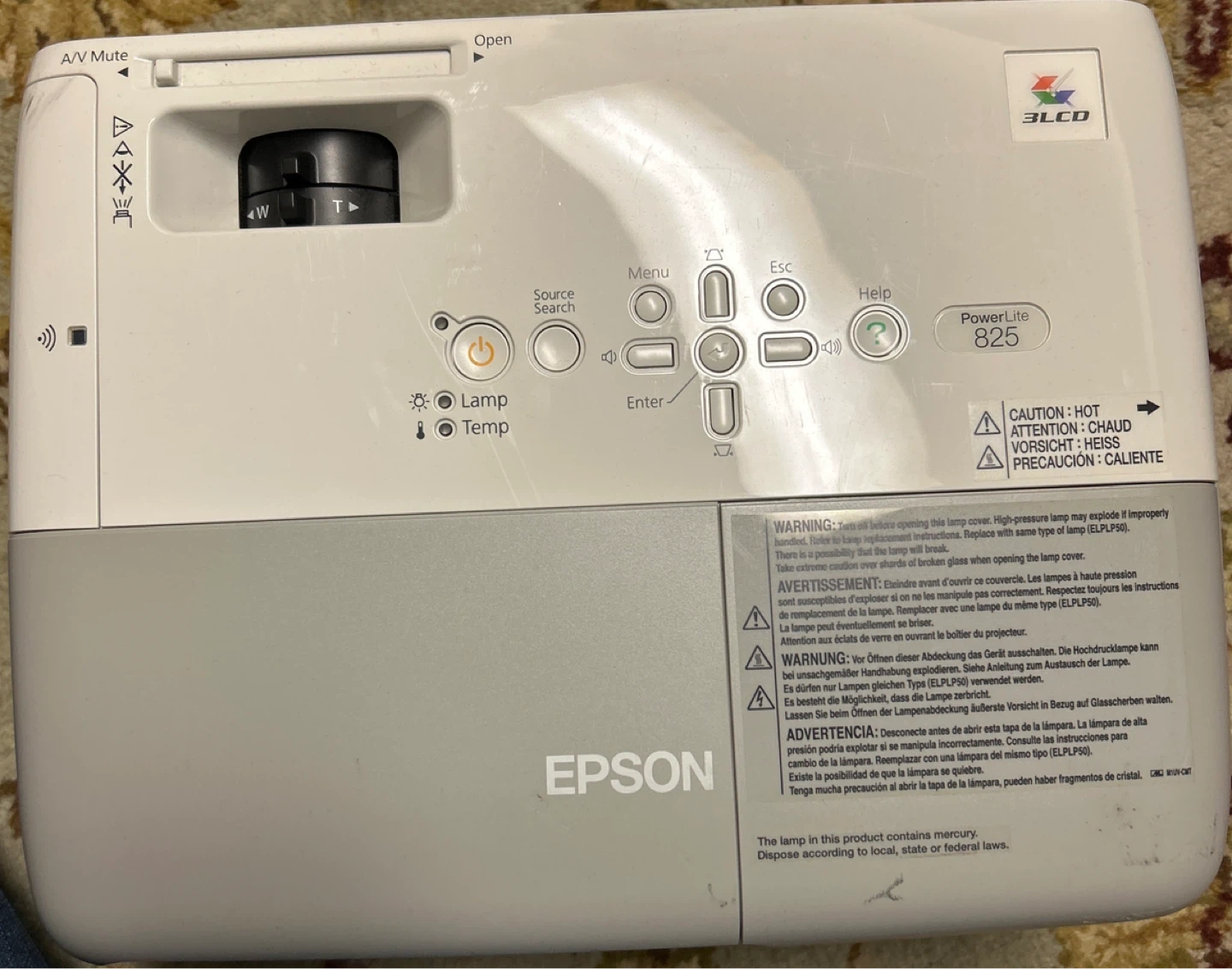 Epson LCD Projector H297A