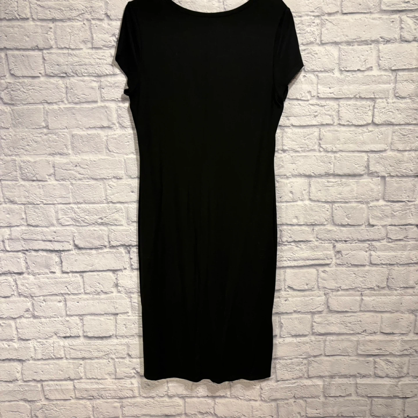 Black Gentle Fawn V-Neck Midi Dress - photo 4