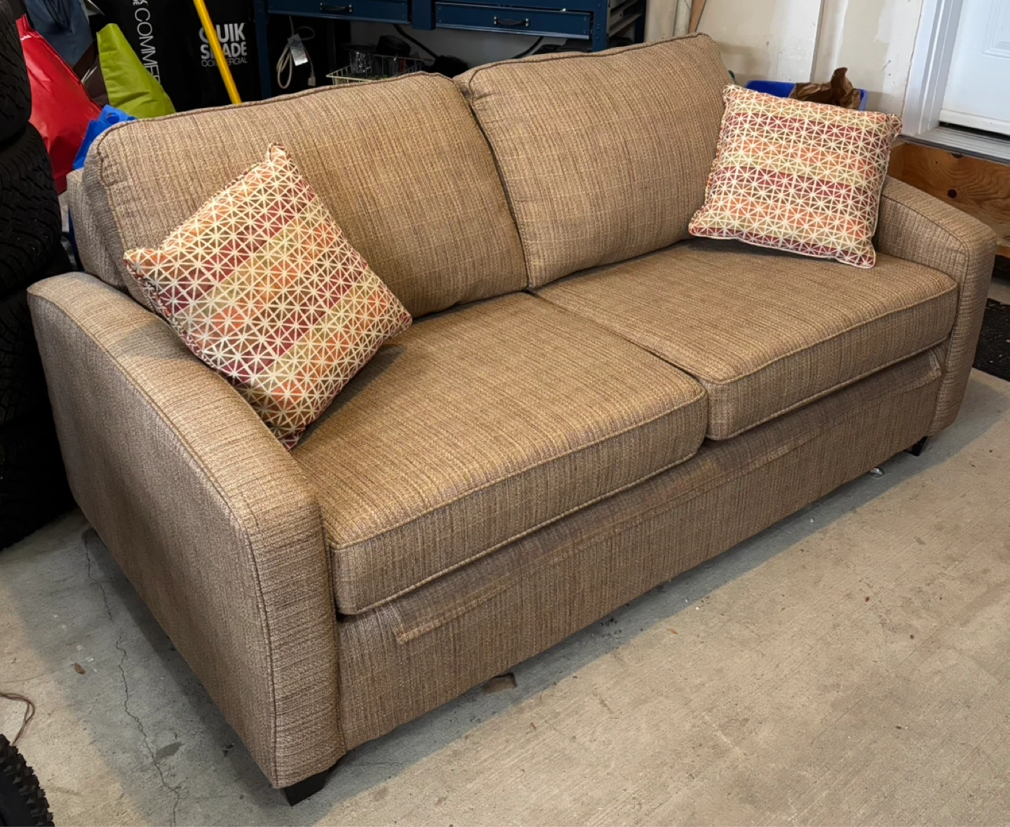 Sleeper Sofa Bed with double Simmons Mattress