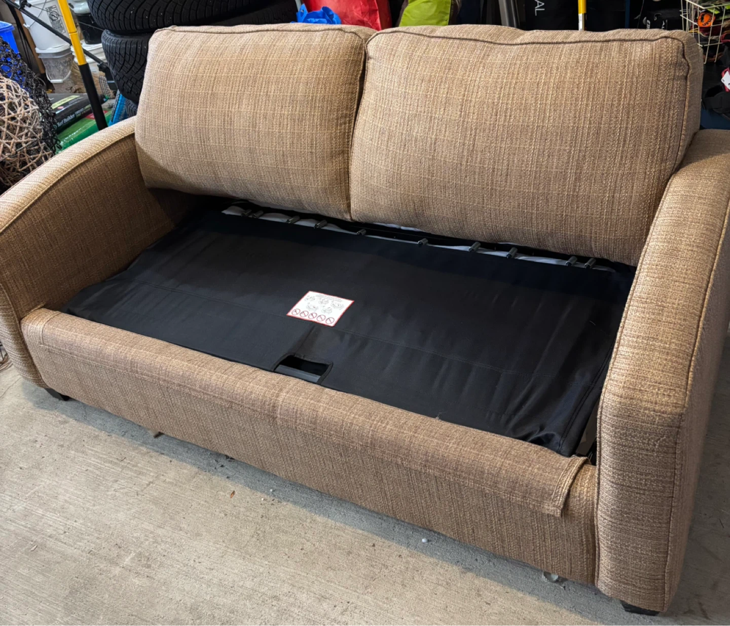Sleeper Sofa Bed with double Simmons Mattress - photo 3