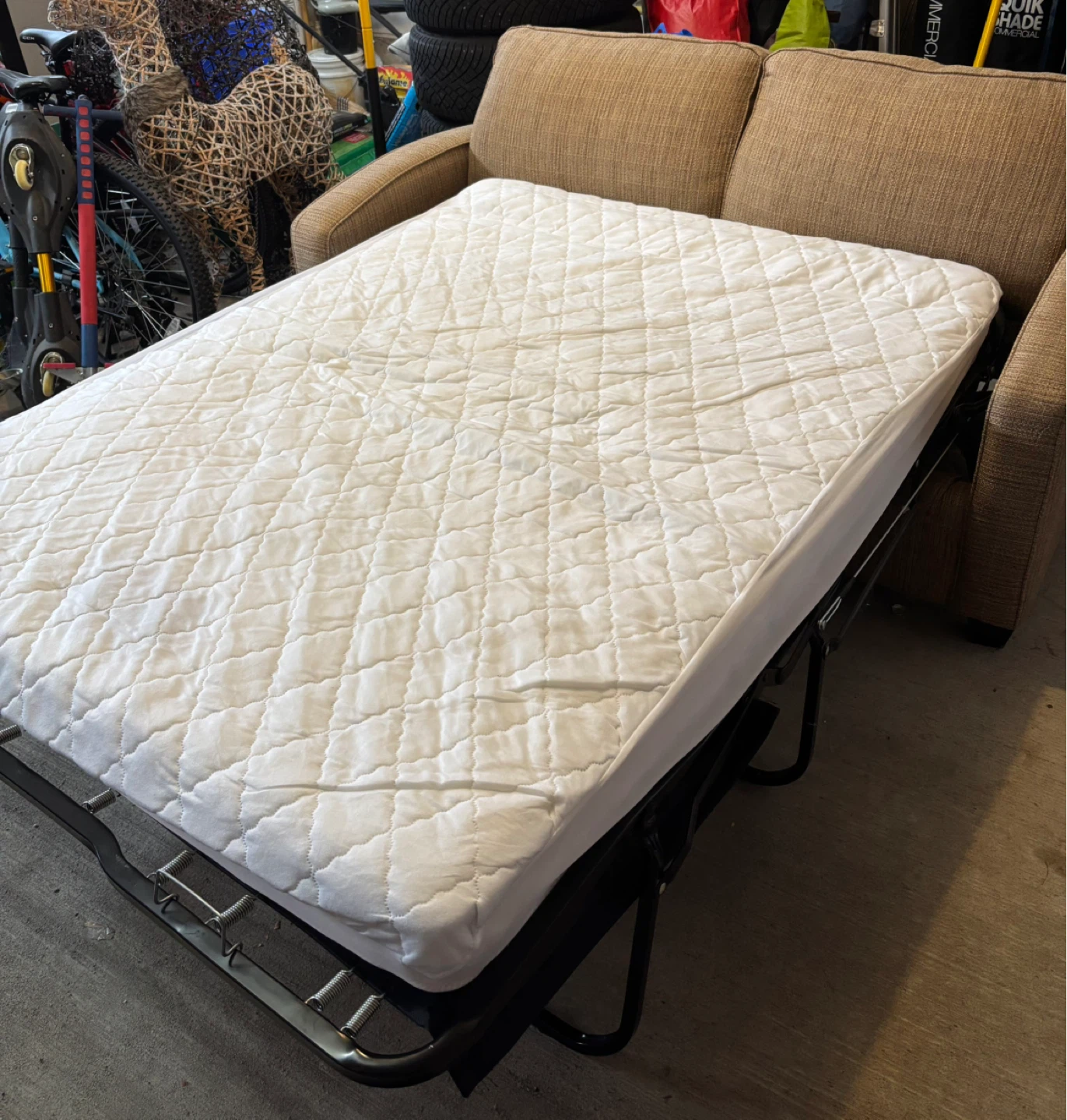 Sleeper Sofa Bed with double Simmons Mattress - photo 5