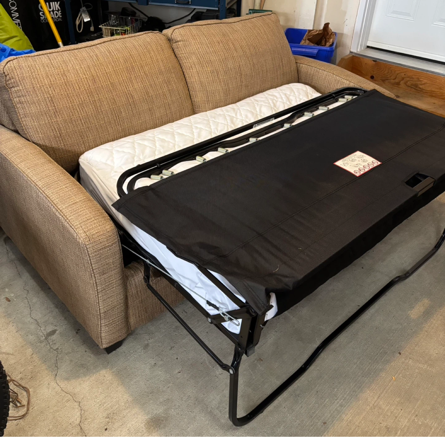 Sleeper Sofa Bed with double Simmons Mattress - photo 4