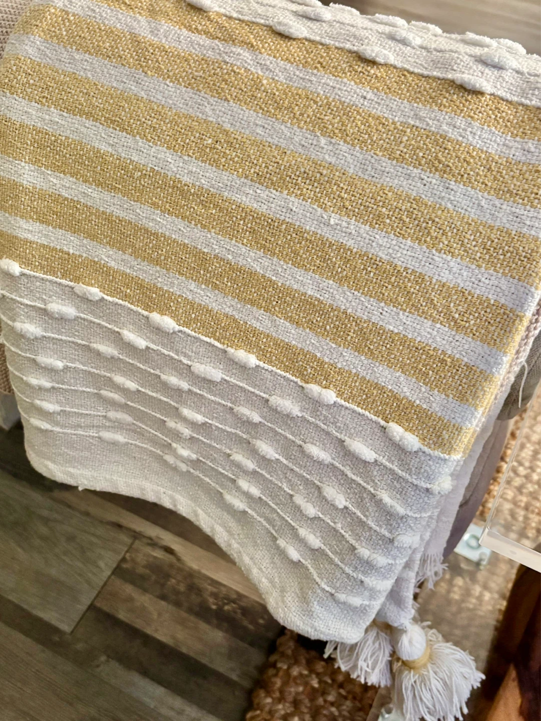 MAGASCHONI Cotton Throw Blanket 50"x60"