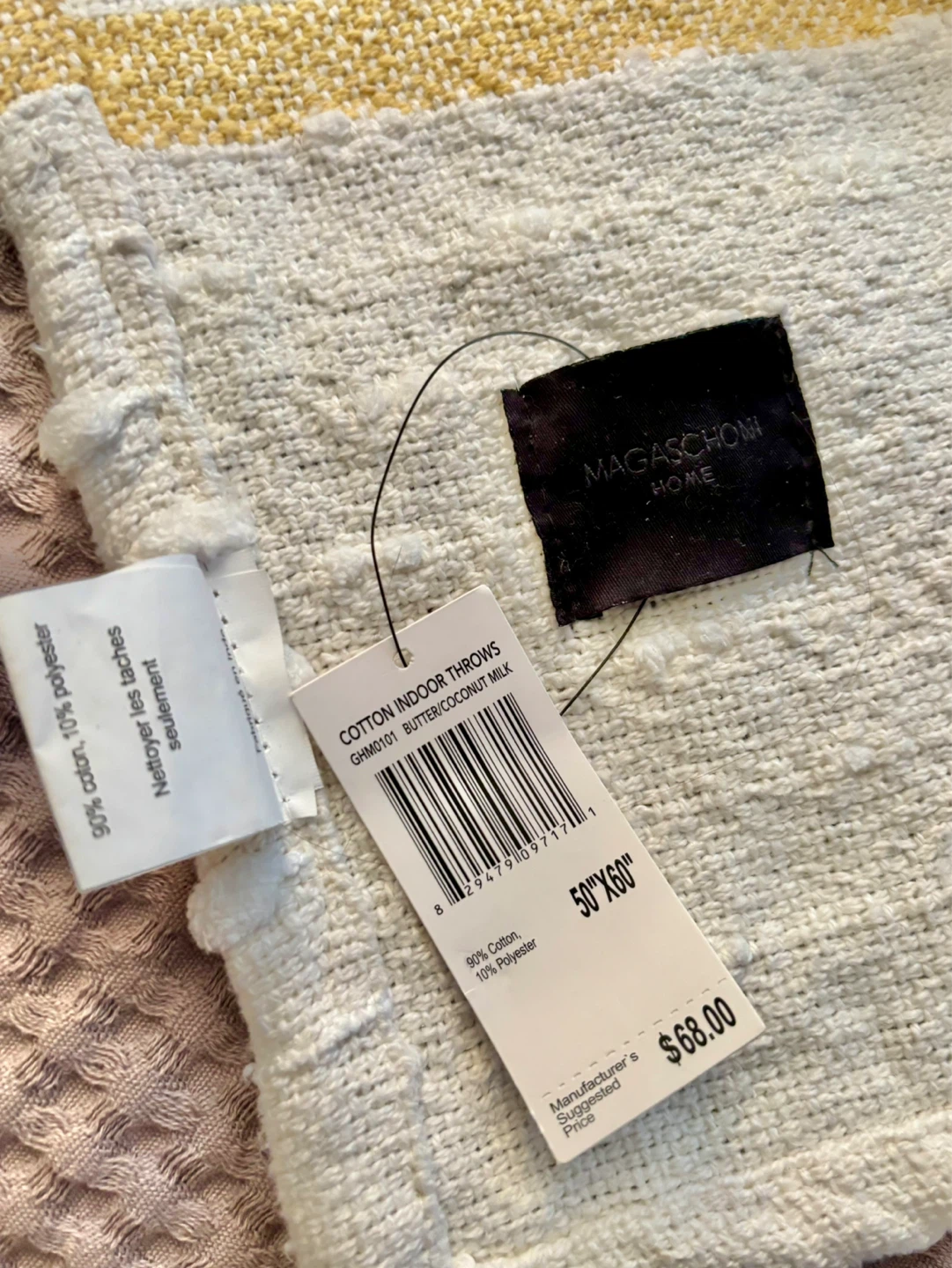 MAGASCHONI Cotton Throw Blanket 50"x60" - photo 2